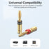 Vention Konektor Speaker Jack Banana Plugs Gold Plated - BFD