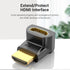 Vention Adapter HDMI 270 Degree Connector Male to Female - AIN