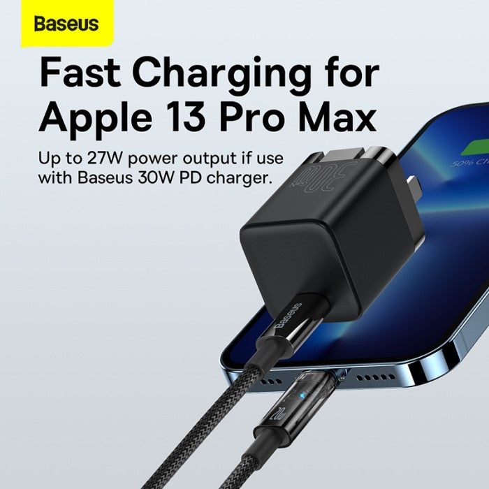 Baseus Explorer Series Kabel Charger USB C to Lightning - CATS