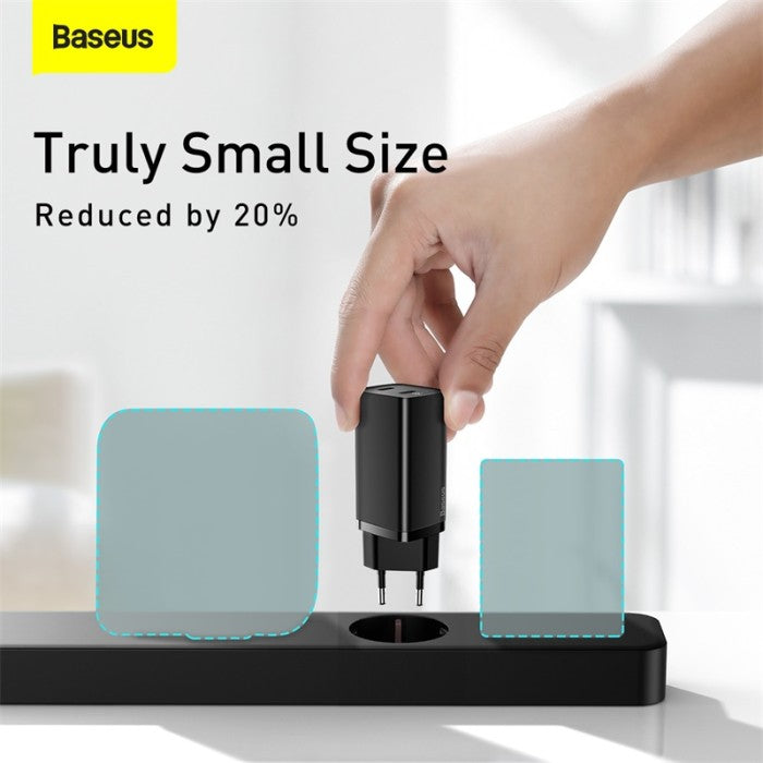 BASEUS GaN2 Lite Quick ChargerC C 65W EU CCGAN2L-E