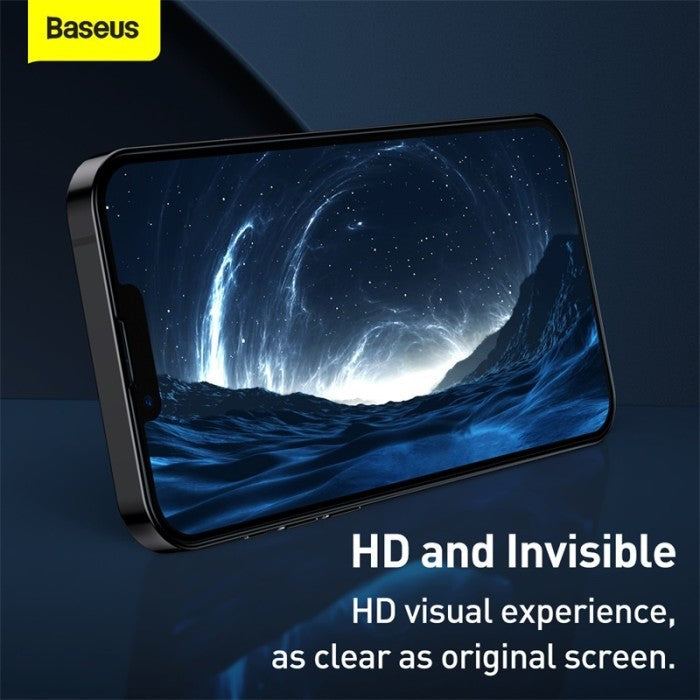 Baseus Full-glass Tempered Glass Film & Anti-Spy For IP 13/13 Pro