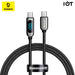 BASEUS Display Fast Charging Data Cable C to C 100W 1m - CATSK-B