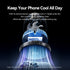 Vention Kipas Pendingin Magnetic Mobile Phone Fan Cooler with 3 Gear Adjustment LED - KQK