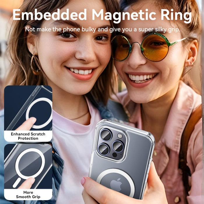 Vention Concise Cassing iPhone 16 Plus Pro Max Magnetic Magsafe Transparet Case - KUG