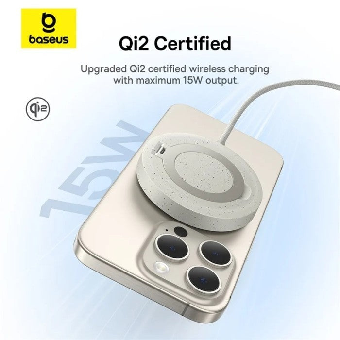 Baseus Simple Mini4 Qi2 Series  Magnetic Wireless Charger  Magsafe 15W