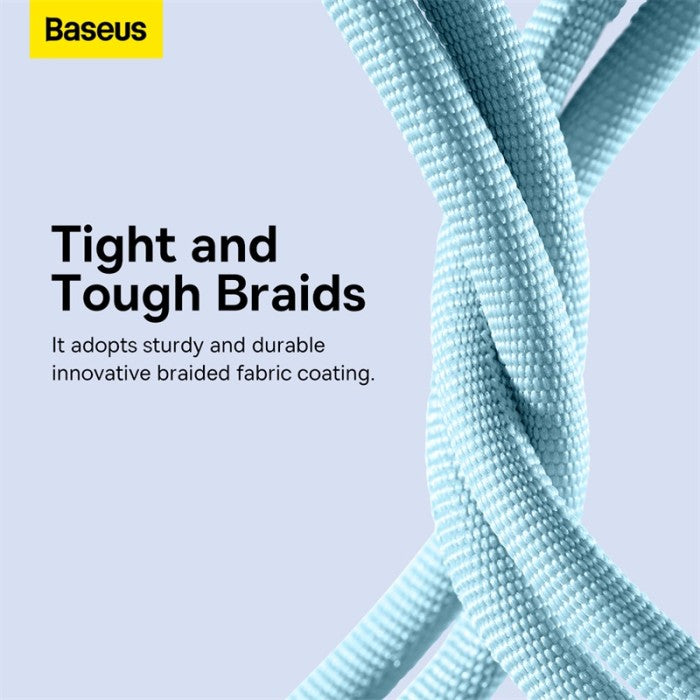 BASEUS Kabel Crystal Shine Fast Charging Data USB to iP 2.4A -CAJY001