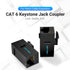 Vention Modular Ethernet Extender Keystone Jack Coupler RJ45 Cat6/Cat5e - IPG
