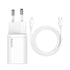 BASEUS Super Si Charger 1C 20W with Cable Type-C to iP 1m - TZCCSUP-B