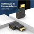 Vention Vertical Flat Adapter HDMI 90 Degree Male To Female - AIP
