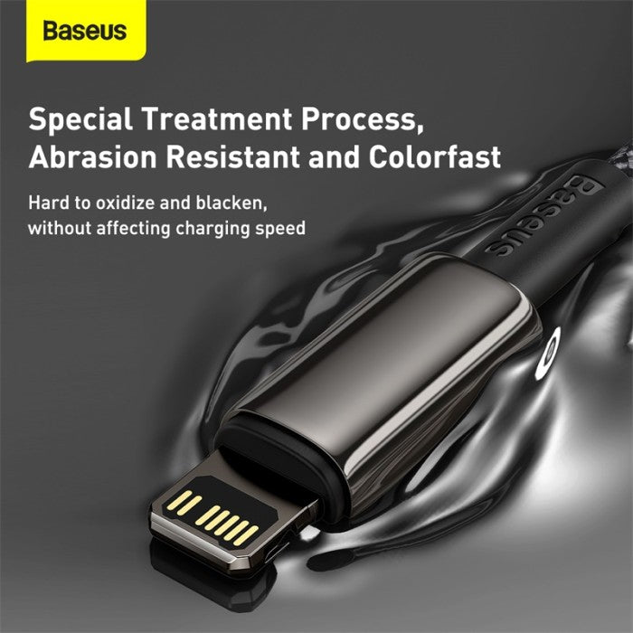 Baseus Tungsten Gold Kabel Charger Type C to Lightning 1M - CATLWJ