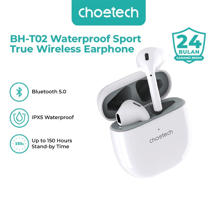 Choetech BH-T02 True Wireless Earbuds Waterproof Sport