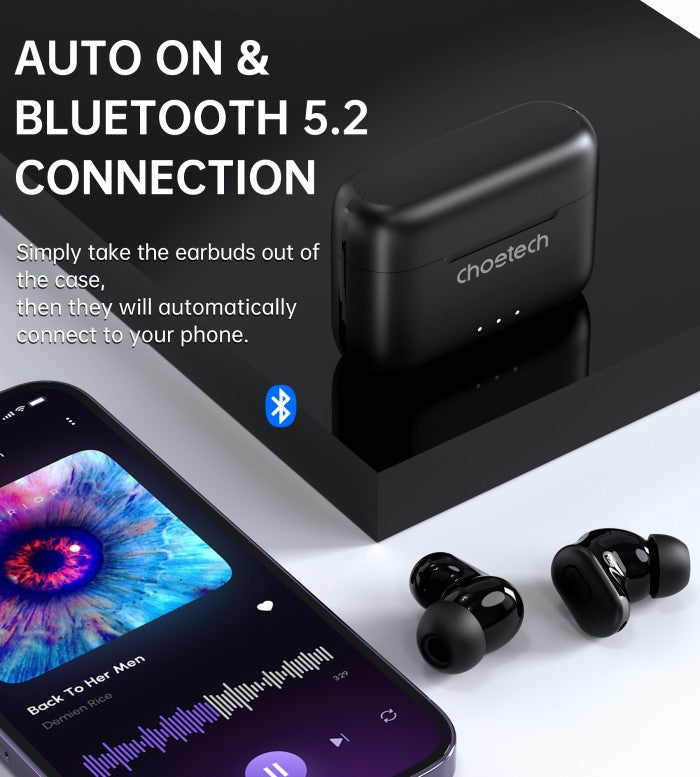 Choetech BH-T15 ENC+ANC True Wireless Earphone