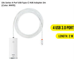 Baseus Lite Series 4-Port USB Type C HUB Adapter 2M