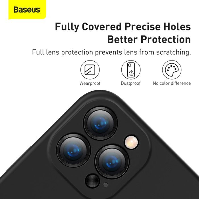 Baseus Liquid Silica Gel Protective Case For iP 13 pro max 2021 Black