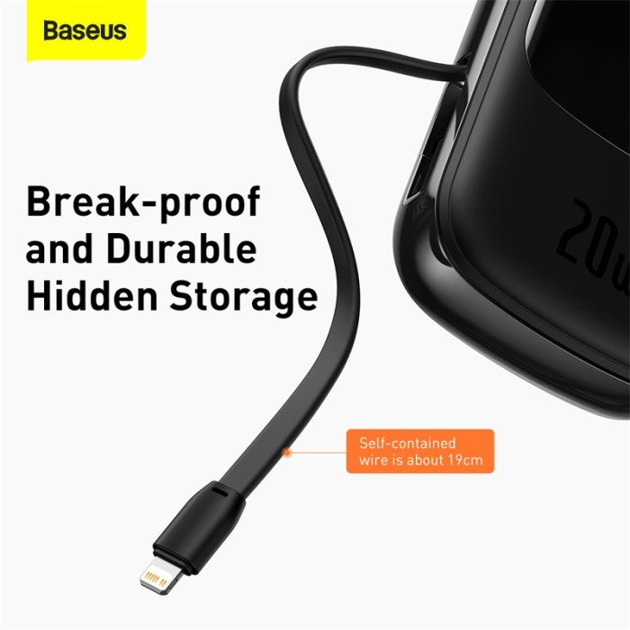 Baseus Qpow Pro Powerbank iP Edition 20000mAh 20W (Overseas Edition)