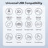 Vention Kabel Active Extension Cable USB A 2.0 Male to Female 480Mbps Type C Power Supply 2A 25M 30M - CBK