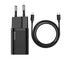 BASEUS Super Si Charger 1C 20W with Cable Type-C to iP 1m - TZCCSUP-B