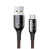 BASEUS C-shaped Light Intelligent Cable USB For Type-C 3A 1M - CATCD