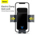BASEUS Smart Solar Power Wireless Car Mount Electric Holder - SUZG0000
