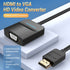 Vention HDMI to VGA Converter Adapter For Monitor dan Proyektor 0.15M - 42154
