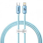 BASEUS Kabel Crystal Shine Fast Charging Data Type-C to iP 20W-CAJY001
