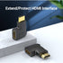 Vention Vertical Flat Adapter HDMI 90 Degree Male To Female - AIP