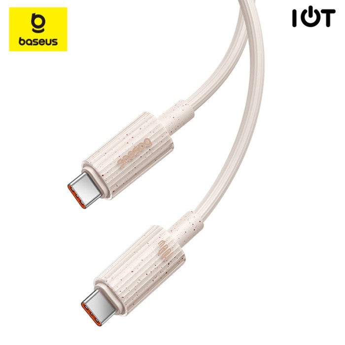 Baseus Kabel Charger Habitat Series Type-C to Type-C Fast Charger 100W 2m