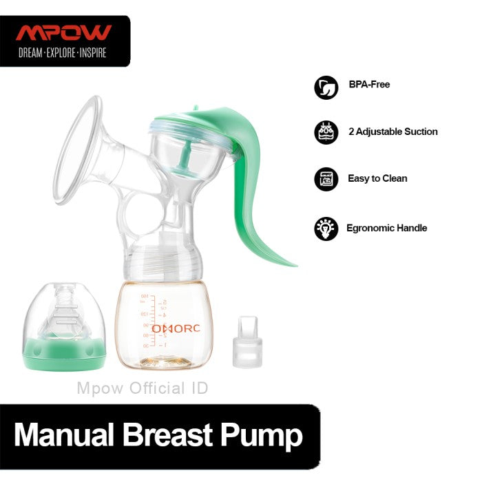 MPOW - Omorc Manual Breast Pump Breastfeeding Hand Pump MEBA011