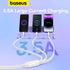 Baseus Leo Retractable Charging Cable 3-in-1 USB to M+L+C 3.5A 1.1m