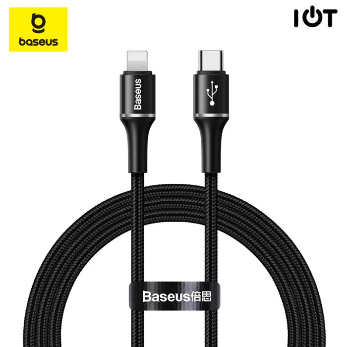 BASEUS Halo Data Cable Type-C to iP PD 20W 1m - CATLGH