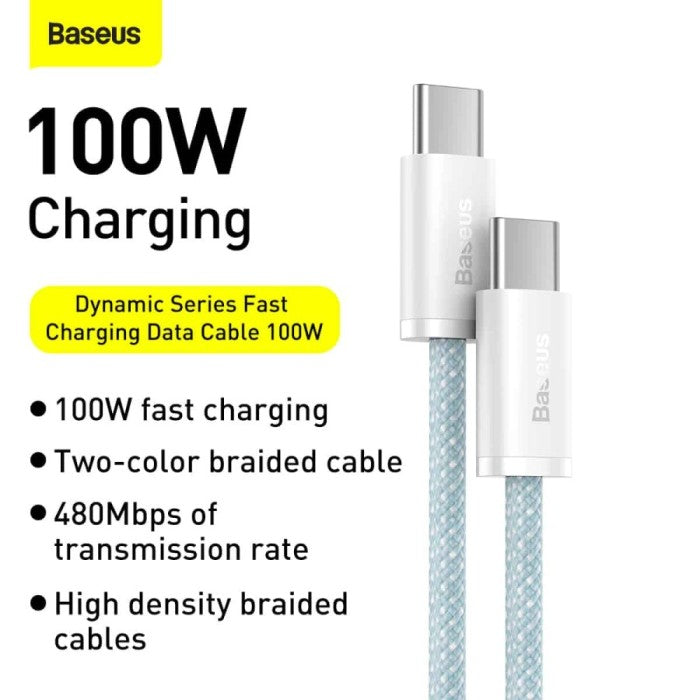 Baseus Dynamic Series Kabel Data USB Type C to C - CALD000