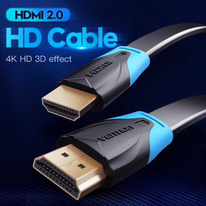 Vention Flat HDMI Cable Universal 4K 60Hz HDR - VAA-B02