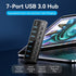 Vention Hub 8 in 1 3.0 WIth individual Power Switches Led & DC 5.5mm Power Adapter - CHX