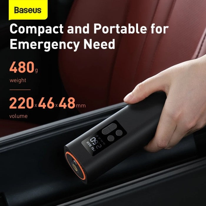 BASEUS Super Mini Inflator Pump Black CRCQ