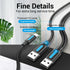 Vention Kabel USB 2.0 A Male to USB Type C Male Cable with USB Power Supply 0.5M PVC - CQK