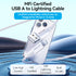 Vention Kabel Fast Charging USB 2.0 A to Lightning PD 2.4A - LAF