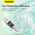 Baseus Kabel Charger Habitat Series Type C to iP Fast Charge 20W 1m - Wheat pink