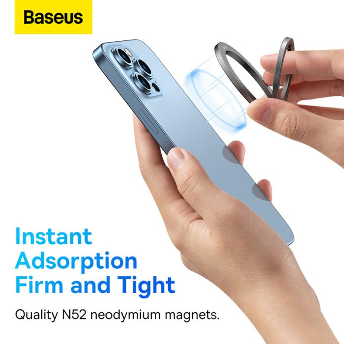 Baseus Halo Series Foldable Metal Ring Stand Single-ring Magsafe