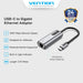 Vention USB Type C to Gigabit Ethernet Adapter 0.15M - CFN