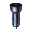 BASEUS Dual Quick Car Charger 65W QC+PPS Digital Display (CCKX-C)