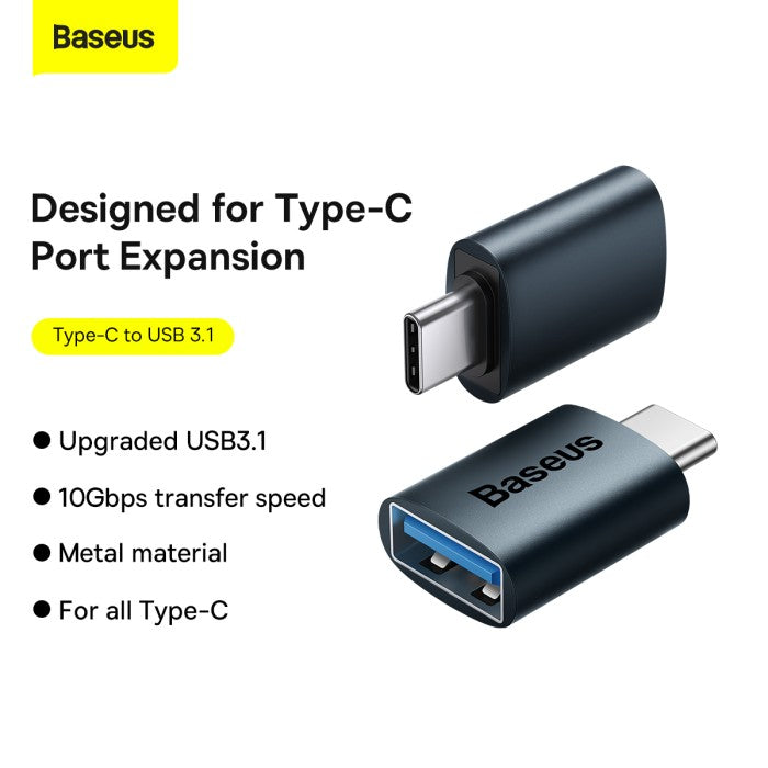Baseus OTG Type C to USB 3.1 Ingenuity Series Mini - ZJJQ00000