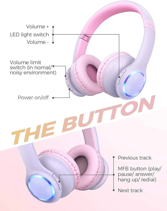 MPOW Headphones CH9 Kids Bluetooth with Microphone