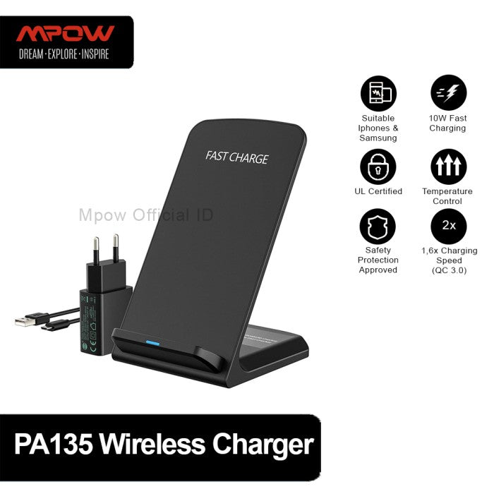 MPOW - Seneo Wireless Charger 7.5W and QC Adapter 3.0 - SNPA135AB