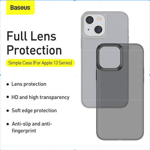 Baseus Simple Case For iP 13 2021 Black