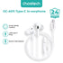 Choetech OC-A011 In Ear Wired Earphone USB Type C with Microphone Volume Control