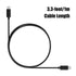 Choetech CC0002 Kabel Charger 3A 15W Fast Charging USB Type C to C 1M