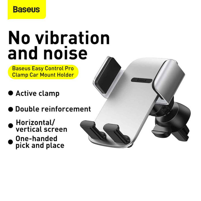 Baseus Easy Control Pro Clamp Car Mount Holder (A Set)-SUYK01011