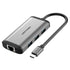 Vention Converter USB Type C to HDMI USB 3.0 RJ45 PD 0.15M Docking Station - CNC