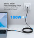 Choetech XCC-1054 Data Cable Charger Magnetic PD 100W USB Type C to C 1.2M