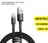Baseus Cafule Kabel Charger USB Type A to Type C 3M - CATKLF-U